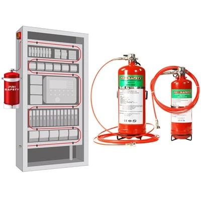 Sistemas DLP e Ilp Sistemas Firetrace FM200 Fk5112 Gabinete eléctrico Sistemas de extinción directa de incendios Sistema de extinción de incendios