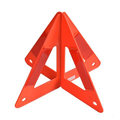 Triángulo de advertencia certificado por CE con punto y plegable