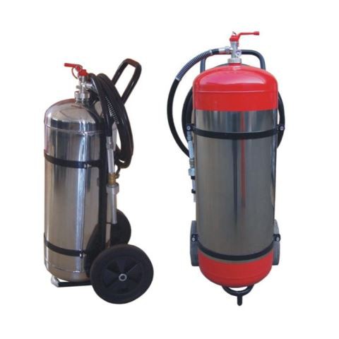 Extintor de incendios con ruedas de polvo seco de acero inoxidable 50L