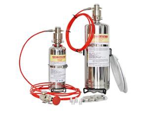 Sistema de extinción de incendios de vehículos mineros